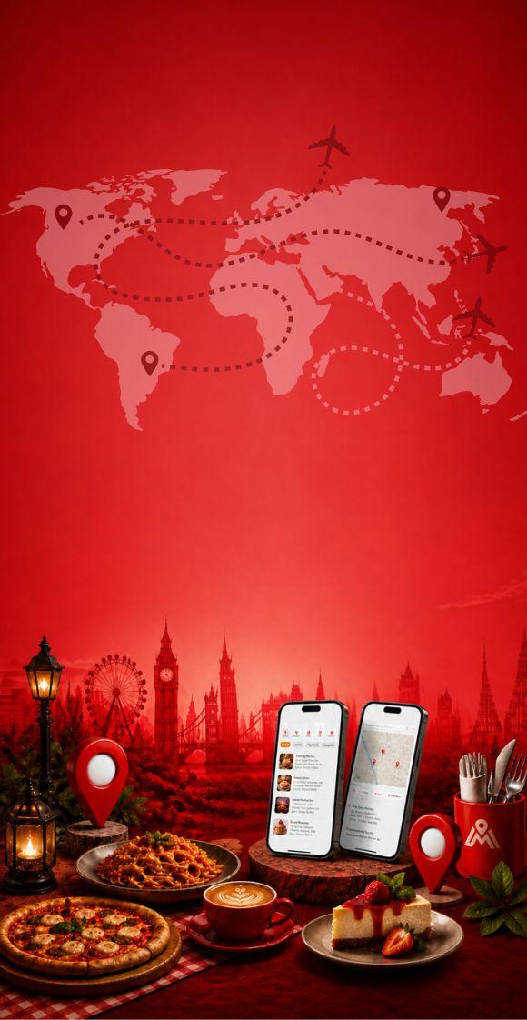 MappWay mobile category hero banner with brand visuals and place discovery theme